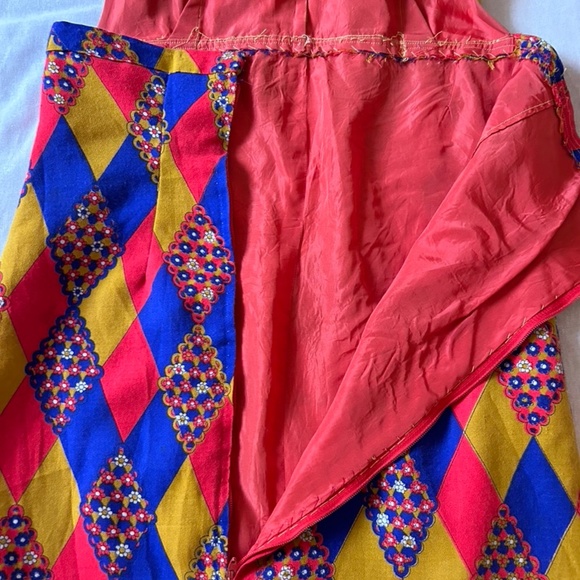 Handmade Vintage Halter Neck Empire Waist Dress 1970's - Picture 5 of 11